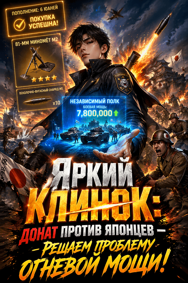 Яркий клинок: Донат против японцев — решаем проблему огневой мощи!