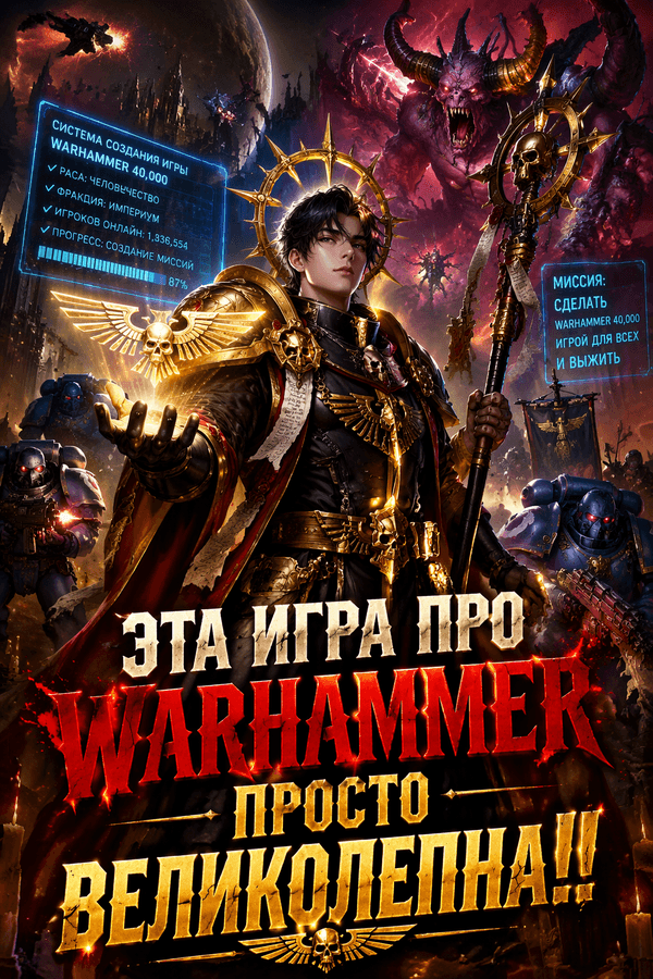 Эта игра про Warhammer просто великолепна!!