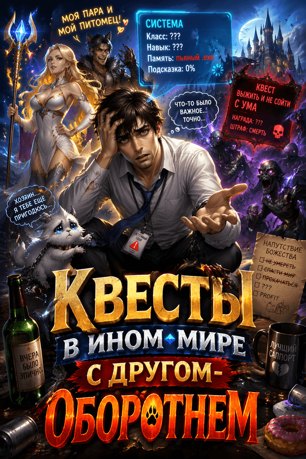 Квесты в ином мире с другом-оборотнем