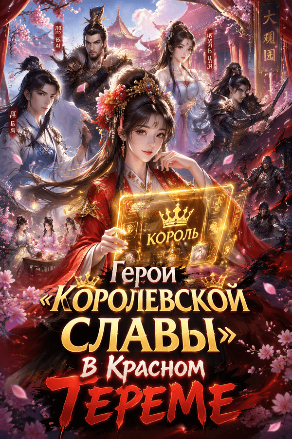 Герои «Королевской славы» в Красном тереме
