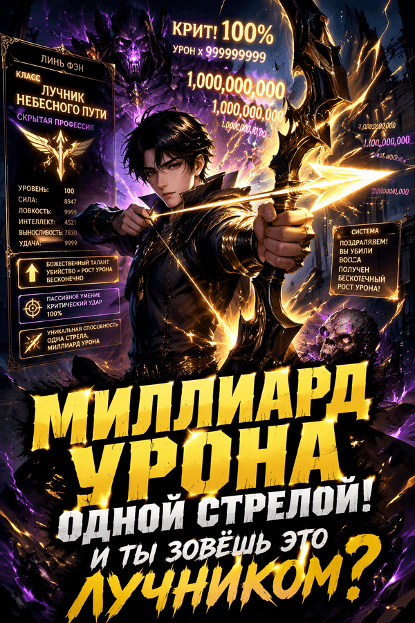 Миллиард урона одной стрелой! И ты зовёшь это лучником?
