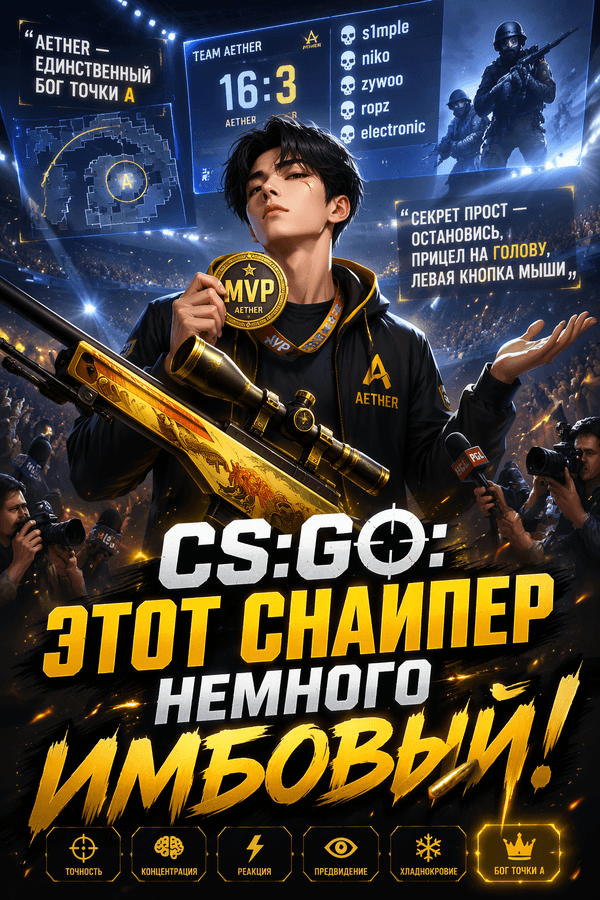 CS:GO: Этот снайпер немного имбовый!