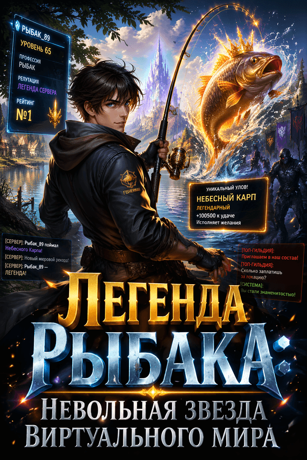 Легенда Рыбака: Невольная Звезда Виртуального Мира