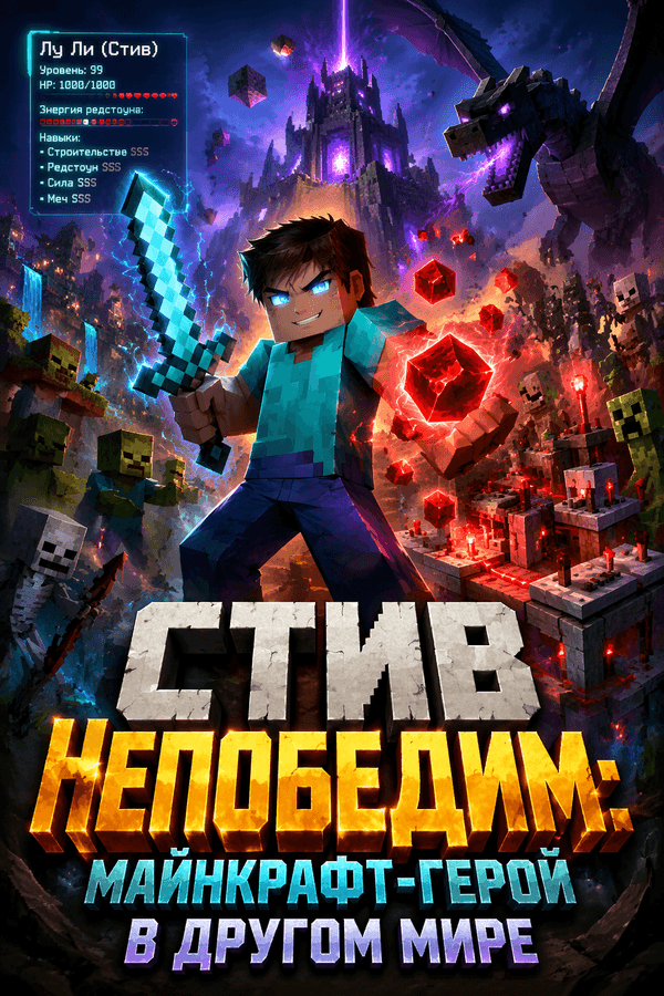 Стив непобедим: Майнкрафт-герой в другом мире
