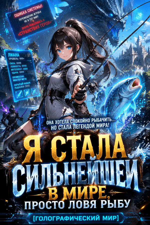 Я стала сильнейшей в мире, просто ловя рыбу [Голографический мир]