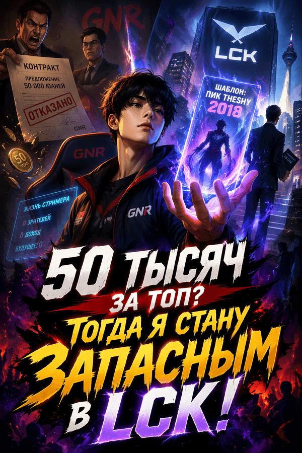 50 тысяч за топ? Тогда я стану запасным в LCK!