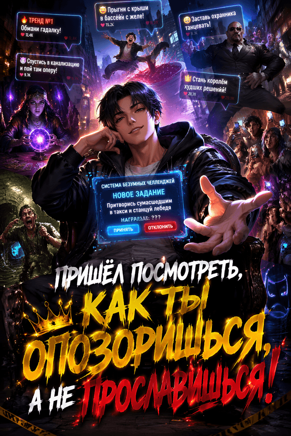 Пришёл посмотреть, как ты опозоришься, а не прославишься!