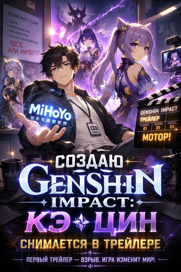 Создаю Genshin Impact: Кэ Цин снимается в трейлере