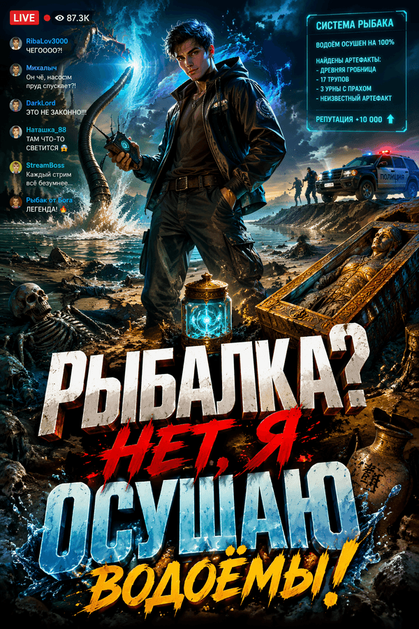 Рыбалка? Нет, я осушаю водоёмы!