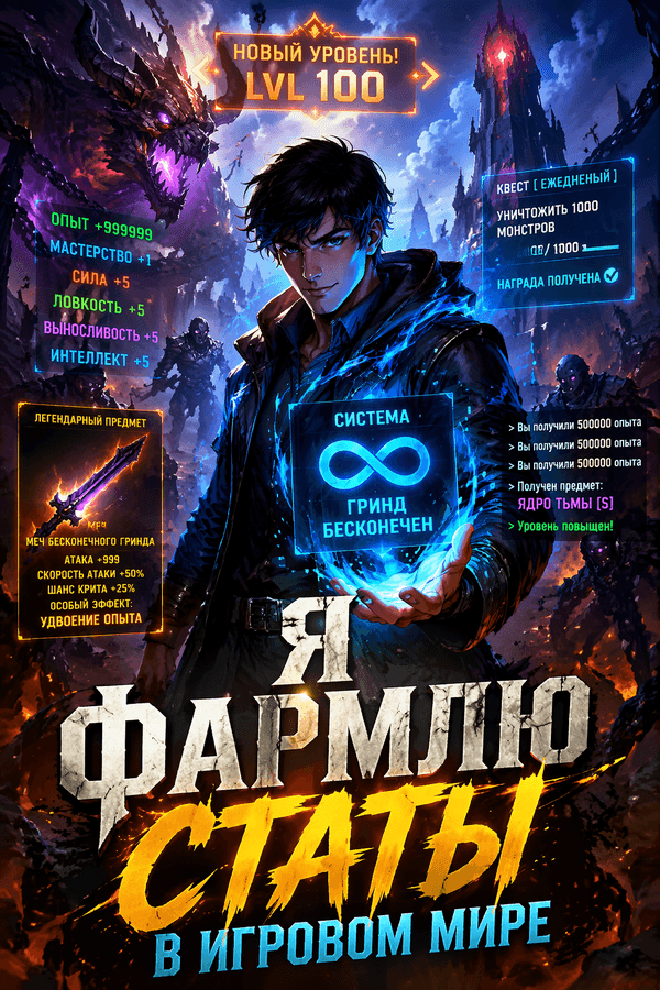 Я фармлю статы в игровом мире