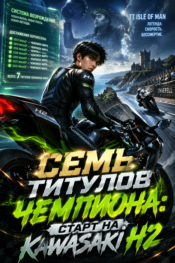 Семь титулов чемпиона: старт на Kawasaki H2