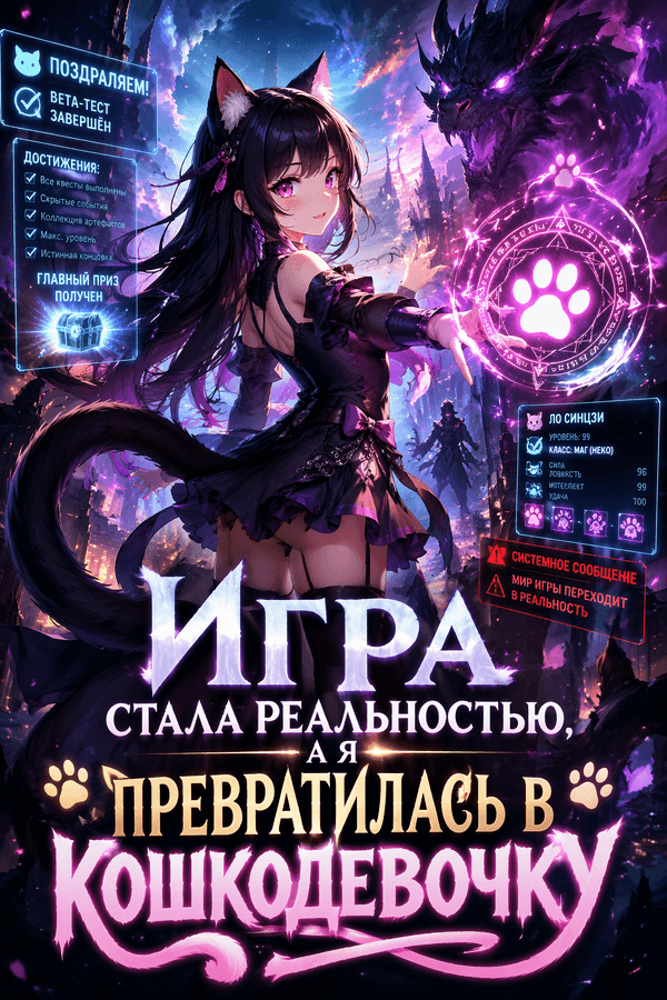 Игра стала реальностью, а я превратилась в кошкодевочку