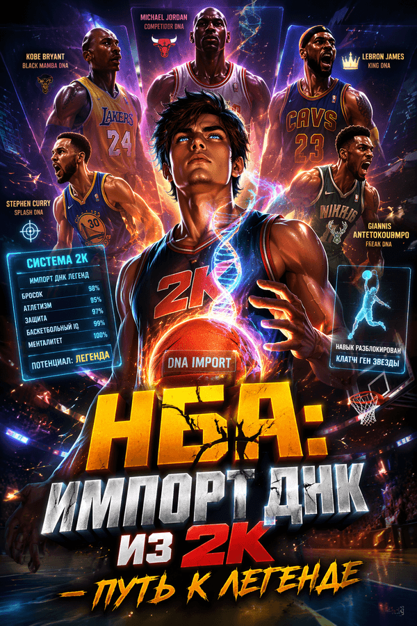 НБА: Импорт ДНК из 2K — путь к легенде