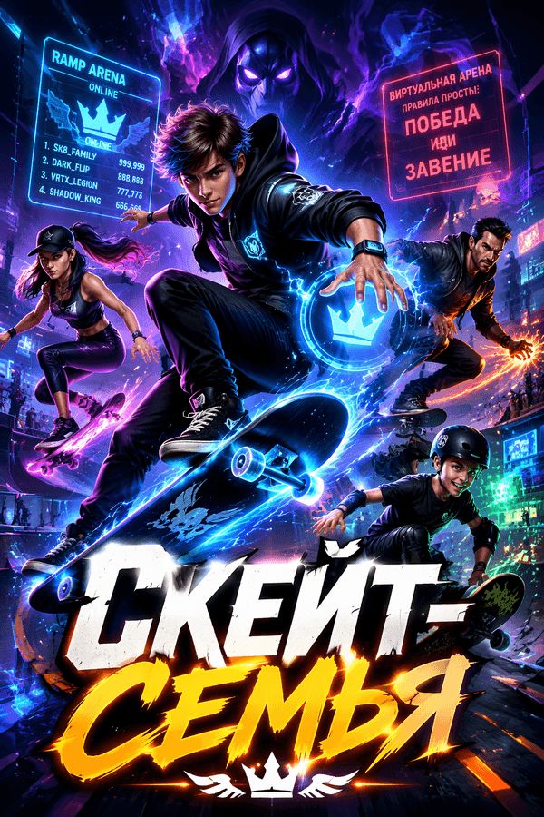 Скейт-семья