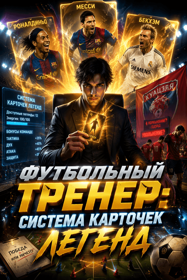 Футбольный тренер: Система карточек легенд