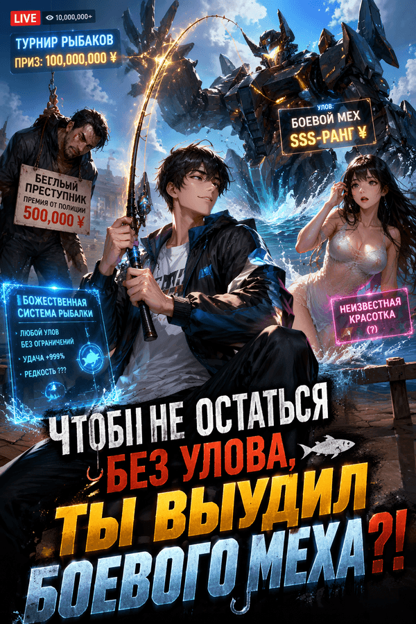 Чтобы не остаться без улова, ты выудил боевого меха?!
