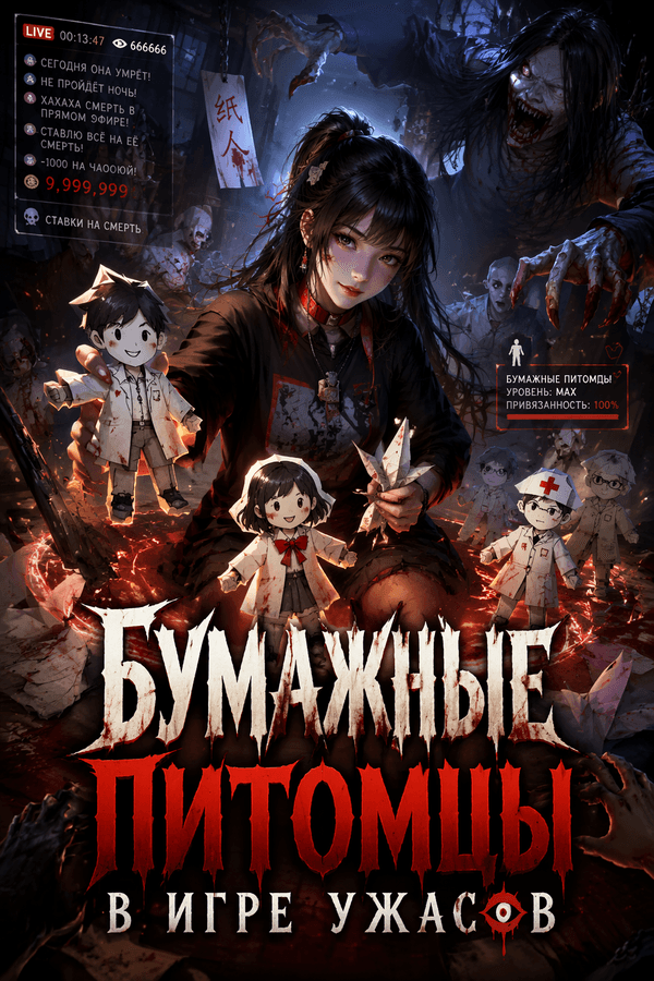 Бумажные питомцы в игре ужасов
