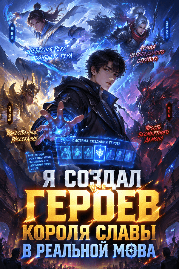Я создал героев Короля славы в реальной MOBA