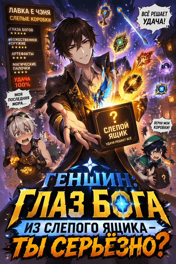 Геншин: Глаз Бога из слепого ящика — ты серьёзно?