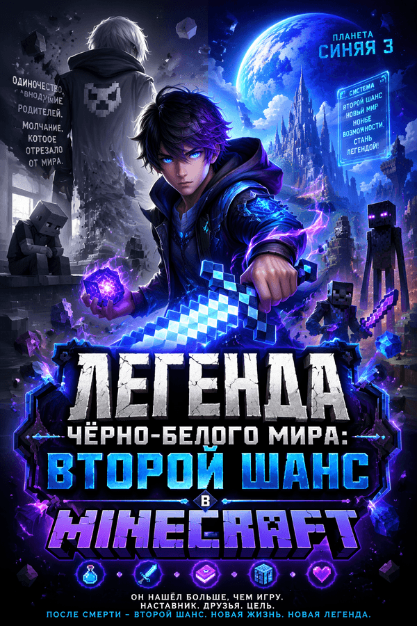 Легенда чёрно-белого мира: Второй шанс в Minecraft