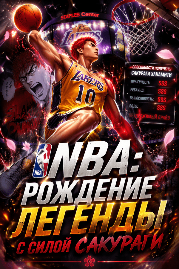NBA: Рождение легенды с силой Сакураги
