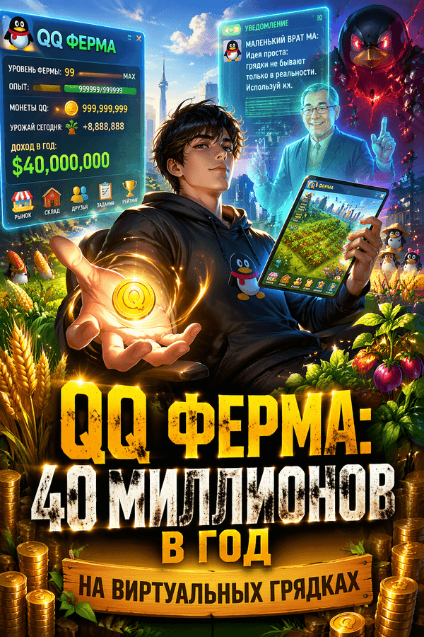 QQ Ферма: 40 миллионов в год на виртуальных грядках