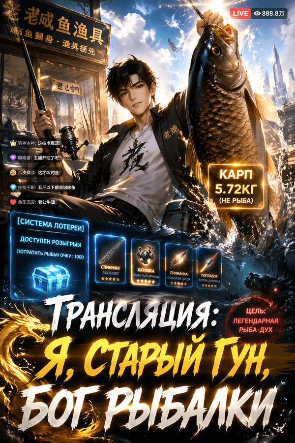 Трансляция: Я, Старый Гун, бог рыбалки