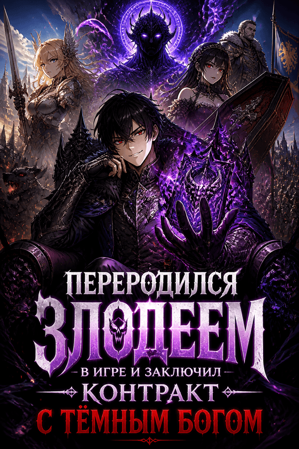 Переродился злодеем в игре и заключил контракт с тёмным богом