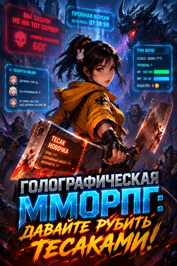 Голографическая ММОРПГ: Давайте рубить тесаками!