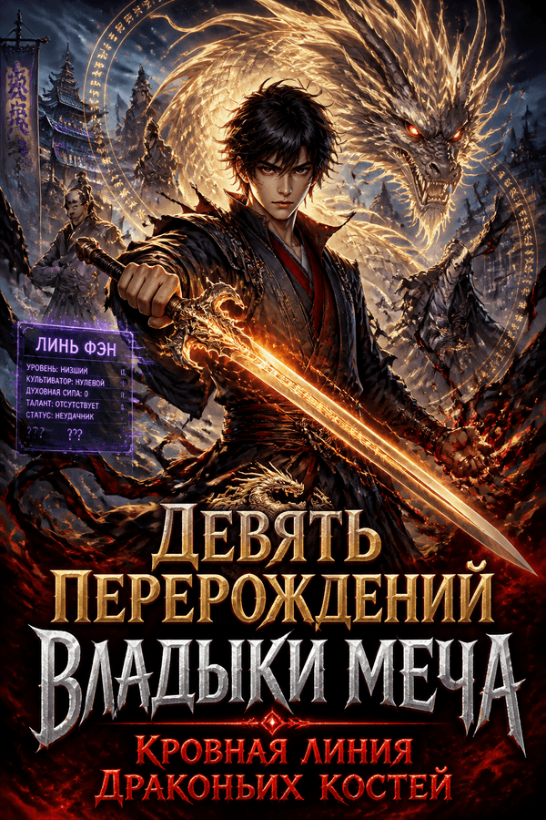 Девять перерождений владыки меча: Кровная линия драконьих костей