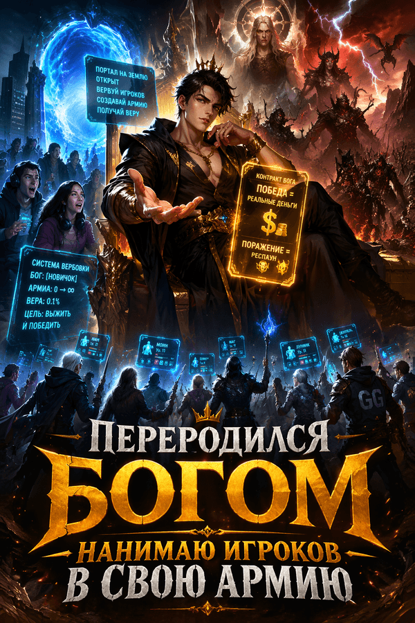 Переродился богом — нанимаю игроков в свою армию