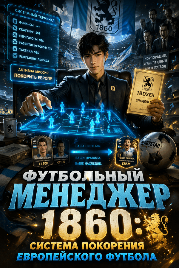 Футбольный менеджер 1860: Система покорения европейского футбола