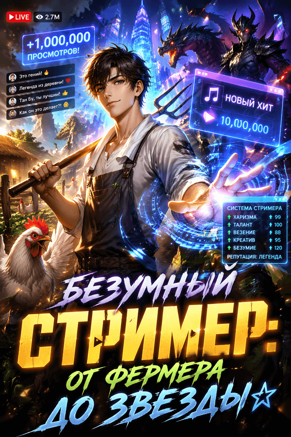 Безумный стример: от фермера до звезды