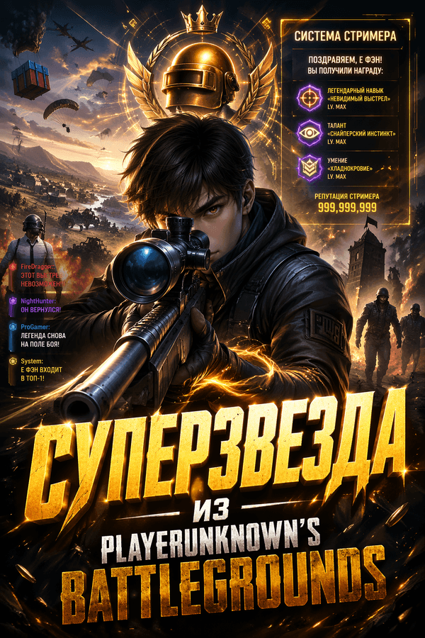 Суперзвезда из PlayerUnknown's Battlegrounds