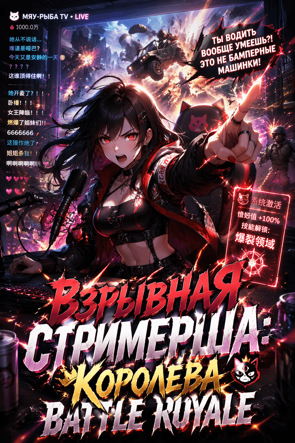 Взрывная стримерша: Королева Battle Royale