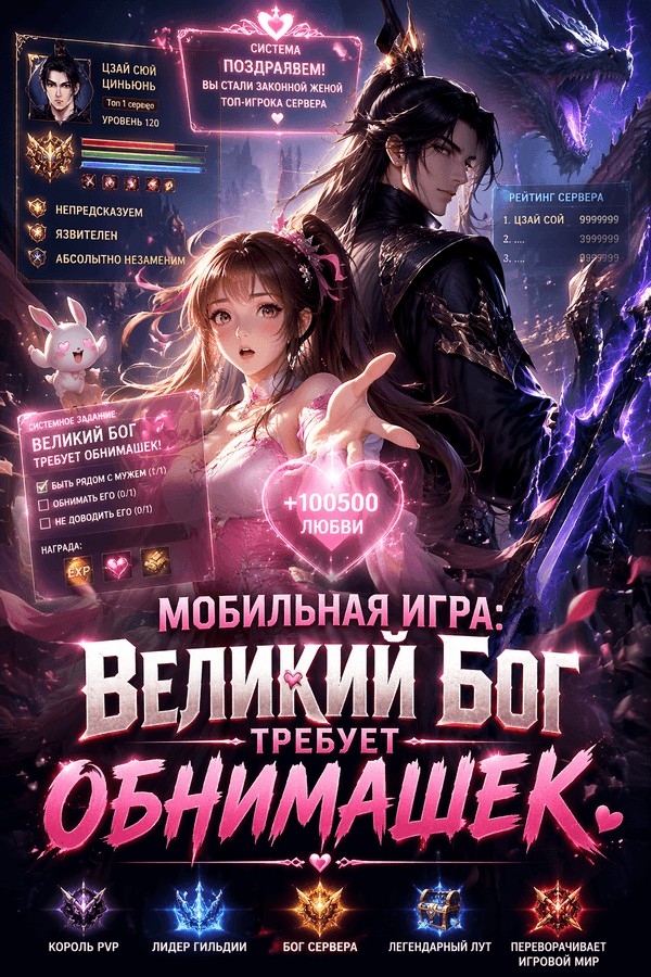 Мобильная игра: Великий бог требует обнимашек