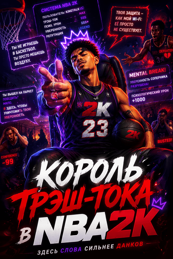 Король трэш-тока в NBA2K
