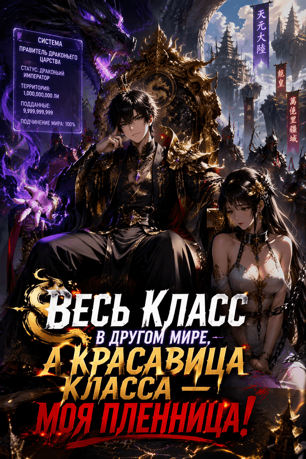Весь класс в другом мире, а красавица класса — моя пленница!