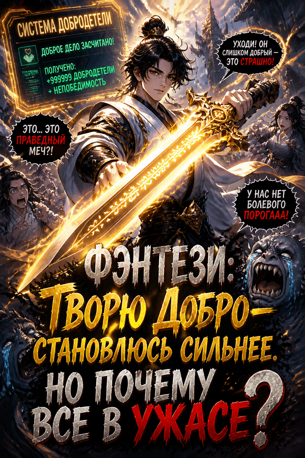 Фэнтези: творю добро — становлюсь сильнее. Но почему все в ужасе?