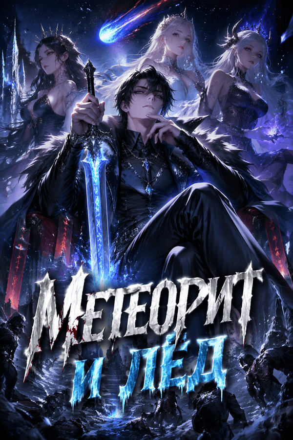 Метеорит и лёд