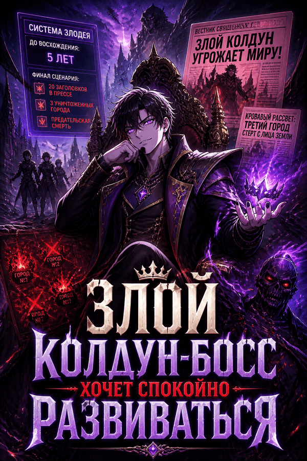 Злой колдун-босс хочет спокойно развиваться