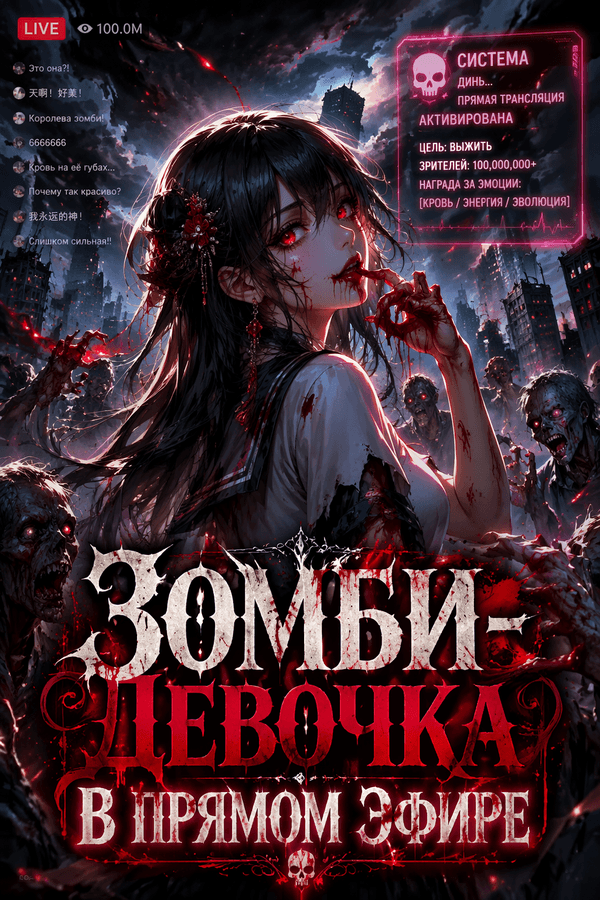 Зомби-девочка в прямом эфире