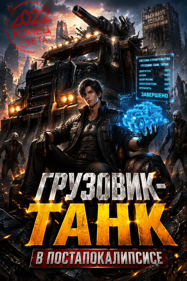 Грузовик-танк в постапокалипсисе
