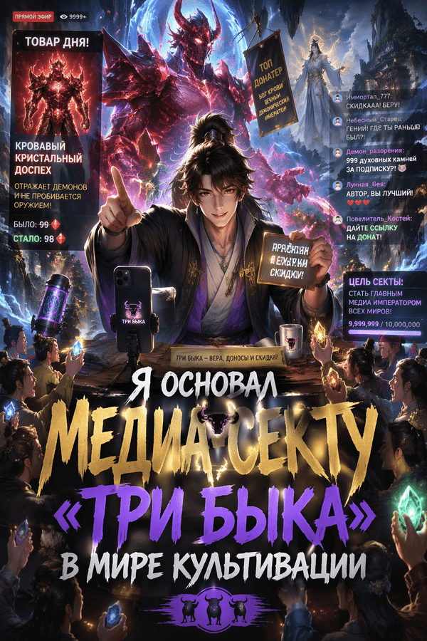Я основал медиа-секту «Три быка» в мире культивации