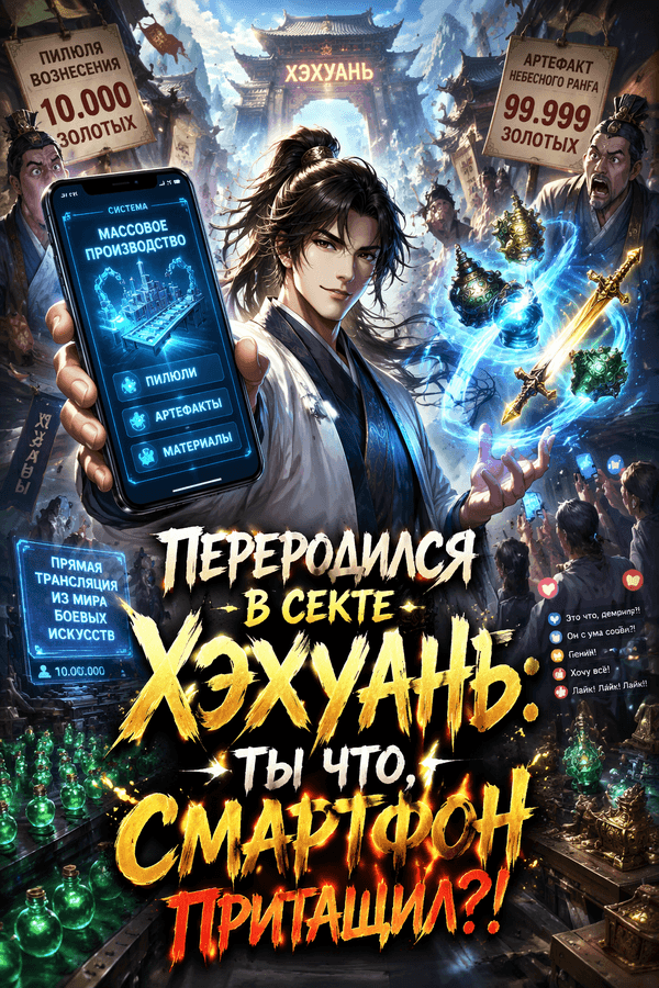 Переродился в секте Хэхуань: ты что, смартфон притащил?!
