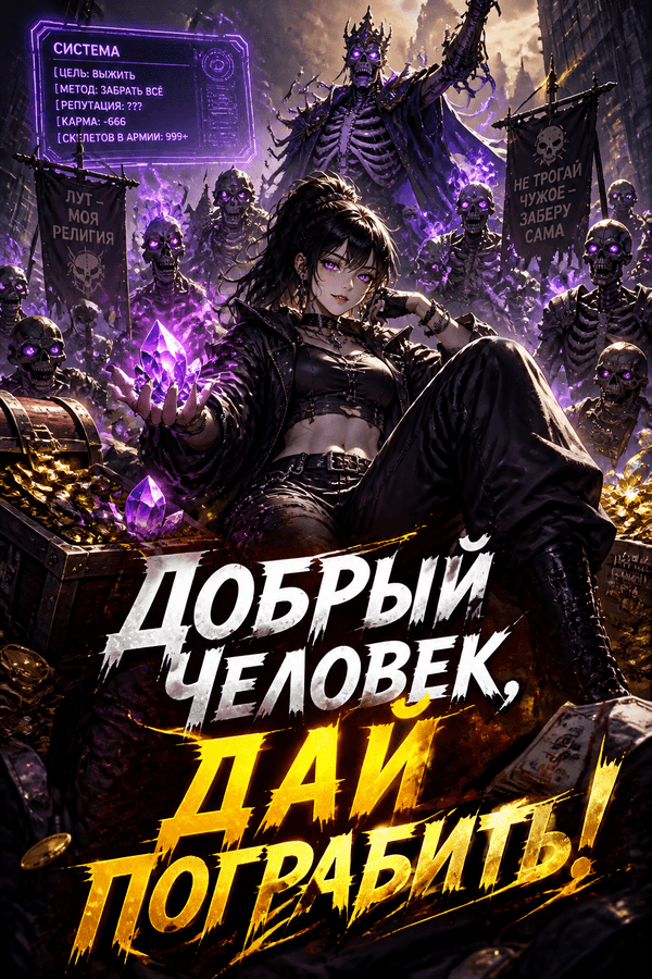 Добрый человек, дай пограбить!
