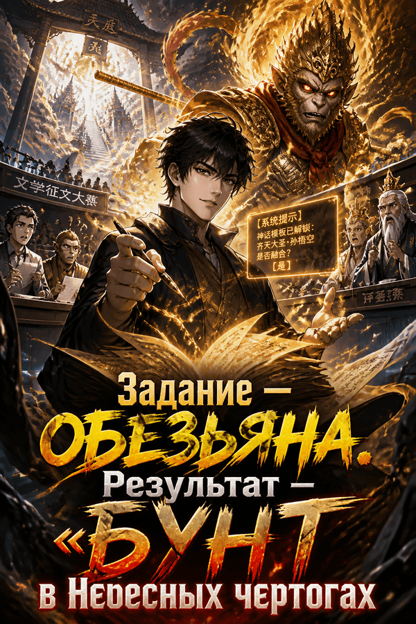Задание — обезьяна. Результат — «Бунт в Небесных чертогах