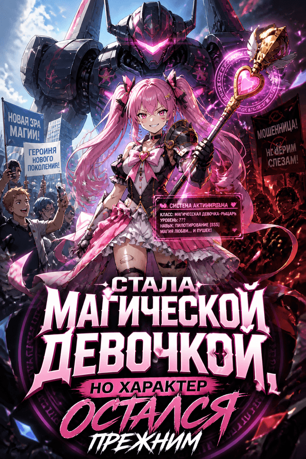 Стала магической девочкой, но характер остался прежним