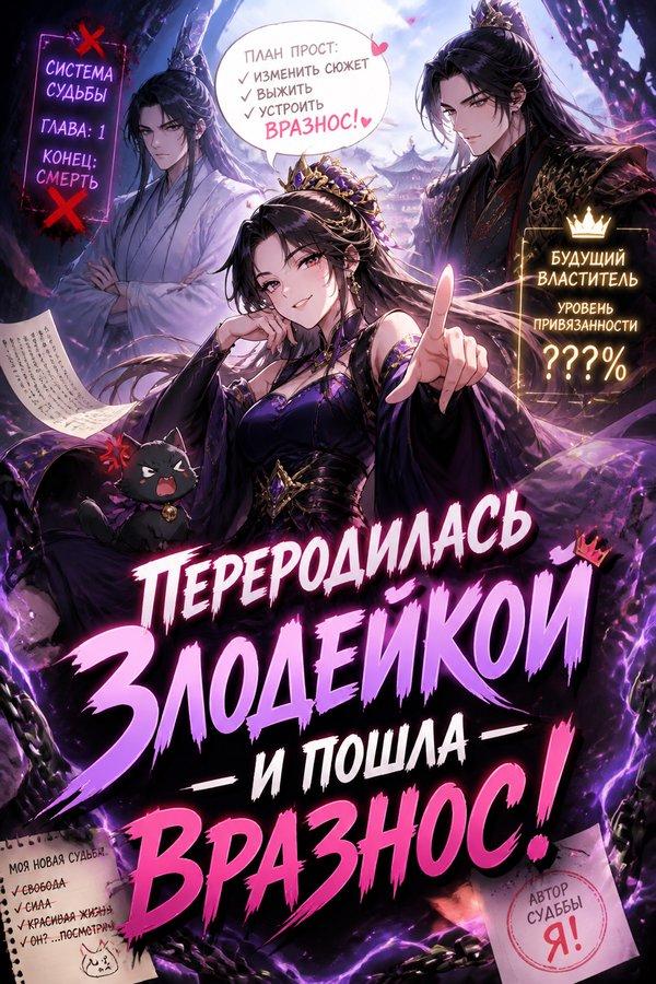 Переродилась злодейкой — и пошла вразнос!