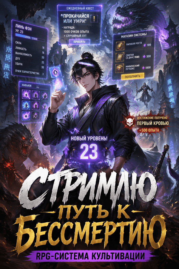 Стримлю путь к бессмертию: RPG-система культивации